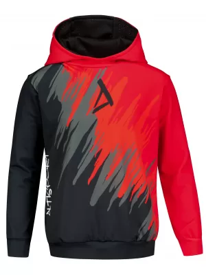 Hochwertiges Funktions-Sweatshirt für Kinder ALTISPORT VOJ/ALK006MI01 SCHWARZ/ROT