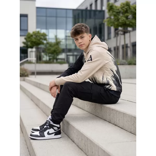  Hochwertiges Funktions-Sweatshirt für Kinder ALTISPORT VOJ/ALK006MI01 SCHWARZ/BRAUN 