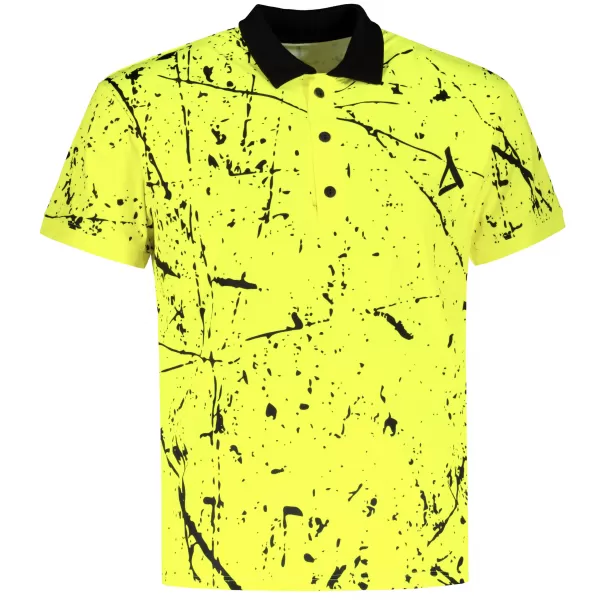  Herren-Funktions-T-Shirt mit Premium-Kragen ALTISPORT VOJ/ALM034TR05 NEONGELB 