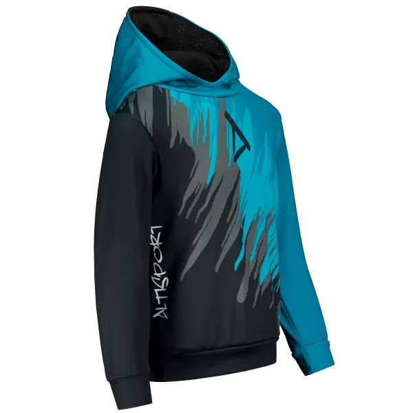  Hochwertiges Funktions-Sweatshirt für Kinder ALTISPORT VOJ/ALK006MI01 SCHWARZ/KEROSIN 