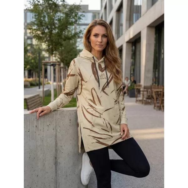  Funktionelles erweitertes Damen-Sweatshirt Premium ALTISPORT VOJ/ALW049MI03 BRAUN 