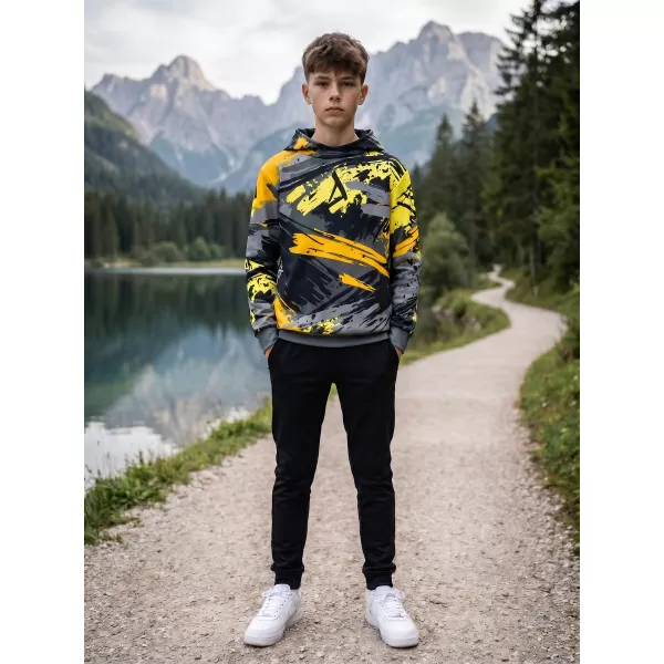  Hochwertiges Funktions-Sweatshirt für Kinder ALTISPORT VOJ/ALK014MI01 SCHWARZ UND GELB 