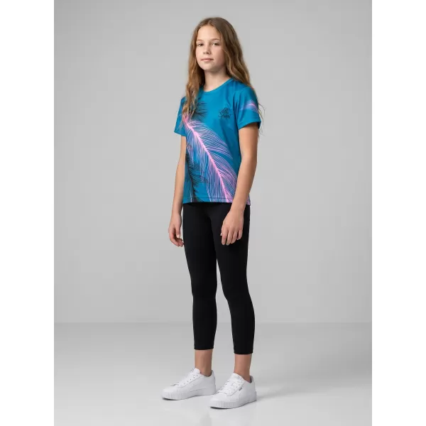  Hochwertiges Funktions-T-Shirt für Kinder ALTISPORT VOJ/ALK001TR01 PETROL/HELLROSA 