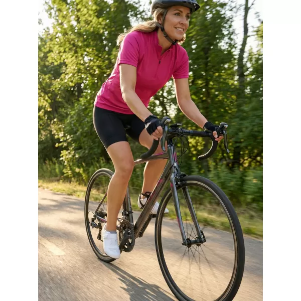  Damen-Radtrikot ALTISPORT NoPrint NP/ALW115NJ LEUCHTEND ROSA 