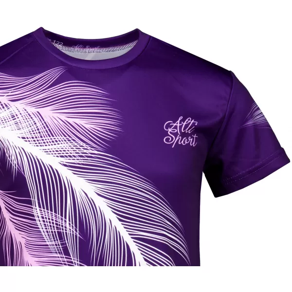  Hochwertiges Funktions-T-Shirt für Kinder ALTISPORT VOJ/ALK001TR01 LILA 