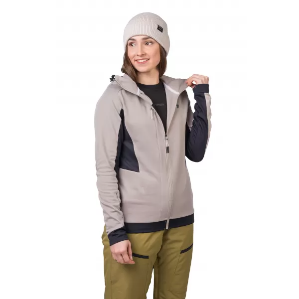  Damen-Sweatshirt HANNAH NELA HOODY ZIEGE/ANTHRAZIT 