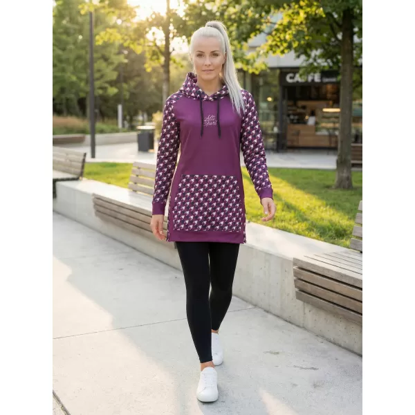  Funktionelles erweitertes Damen-Sweatshirt Premium ALTISPORT VOJ/ALW048MI03 LILA 