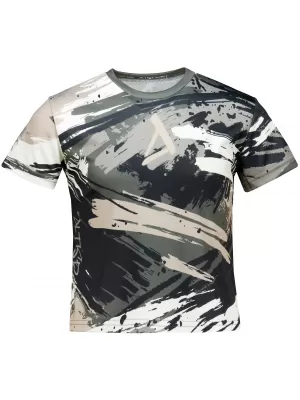 Hochwertiges Funktions-T-Shirt für Kinder ALTISPORT VOJ/ALK014TR01 SCHWARZ/GRAU