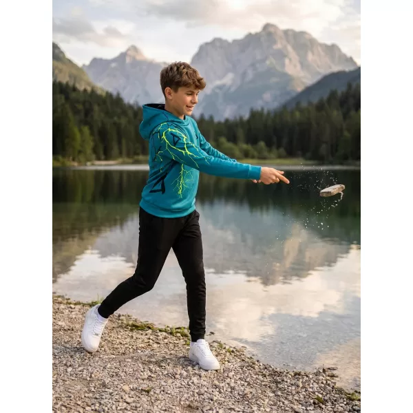  Hochwertiges Funktions-Sweatshirt für Kinder ALTISPORT VOJ/ALK004MI01 KEROSIN/GELB 