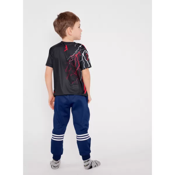  Hochwertiges Funktions-T-Shirt für Kinder ALTISPORT VOJ/ALK004TR01 SCHWARZ/ROT 