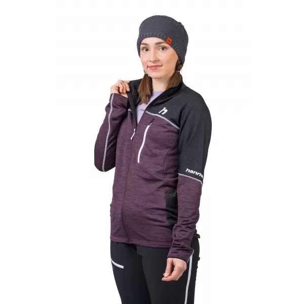  Damen-Sweatshirt HANNAH MEDA PFLAUME LILA MEL 