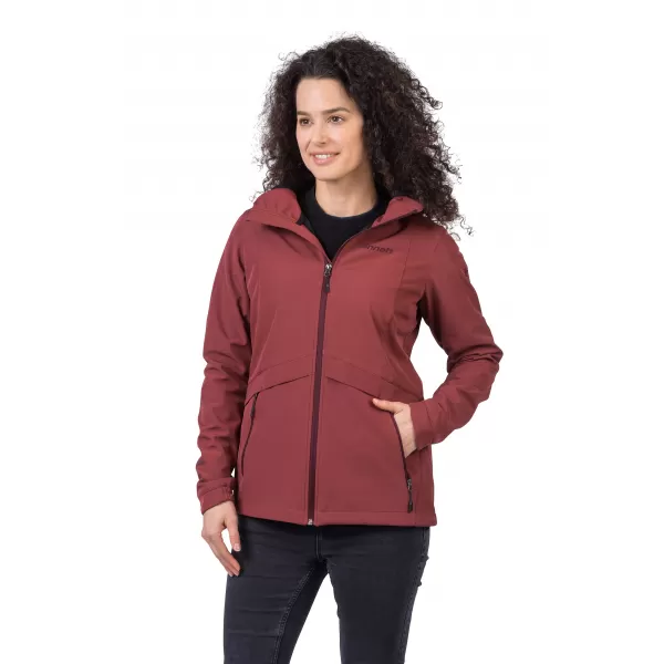  Softshelljacke für Damen HANNAH BRIA VERBRANNTES ROTBRAUN 
