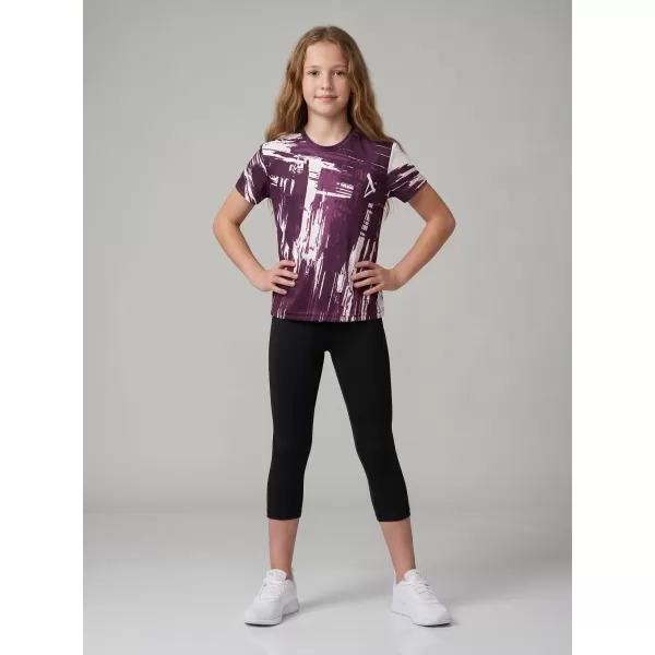  Hochwertiges Funktions-T-Shirt für Kinder ALTISPORT VOJ/ALK010TR01 LILA/WEIß 