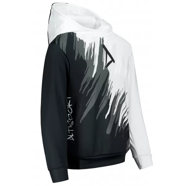  Hochwertiges Funktions-Sweatshirt für Kinder ALTISPORT VOJ/ALK006MI01 SCHWARZ UND WEIß 