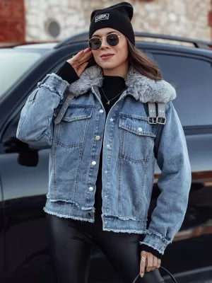 Damenjacke DSTREET FURDENIM TY4755 HELLBLAU