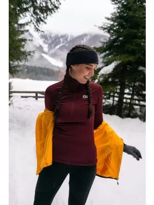 Thermo-T-Shirt für Damen NORDBLANC FLOATY NBBLD7975 BURGUND