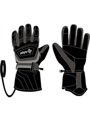 Skihandschuhe KILPI STREIF-U WU0721KI SCHWARZ