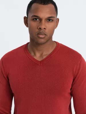 Herrenpullover OMBRE OM-SWOS-0108 ROT