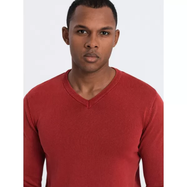  Herrenpullover OMBRE OM-SWOS-0108 ROT 