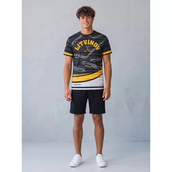  Funktionelles Premium-T-Shirt für Herren ALTISPORT VOJ/ALM046TR01 SCHWARZ 
