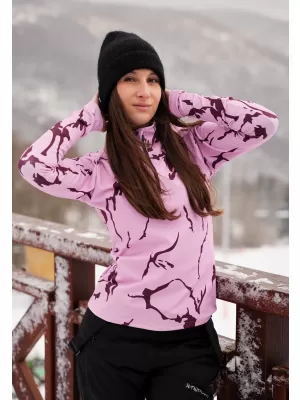 Frauenfunktionaler Thermo -Sweatshirt Premium ALTISPORT VOJ/ALW052TER03 ROSA
