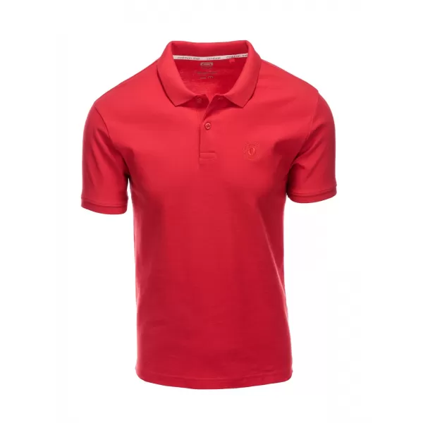  Herren t -Shirt mit einem Kragen OMBRE S1374 ROT 