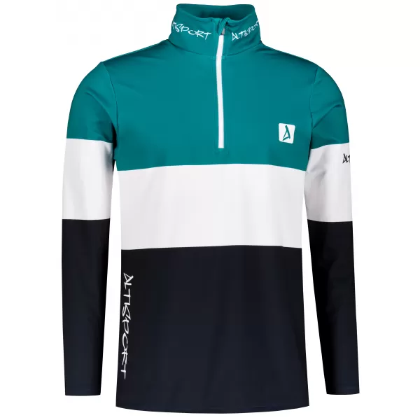  Funktionelle Thermo -Sweatshirt -Premium von Männern ALTISPORT VOJ/ALM051TER03 KEROSIN/SCHWARZ 
