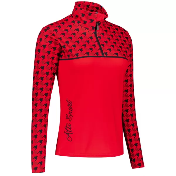  Frauenfunktionaler Thermo -Sweatshirt Premium ALTISPORT VOJ/ALW048TER03 ROT 