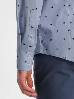 Hemd OMBRE OM-SHCS-0156 HELLBLAU