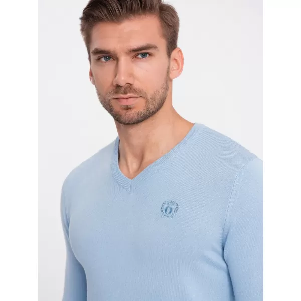  Herrenpullover OMBRE OM-SWBS-0107 HELLBLAU 