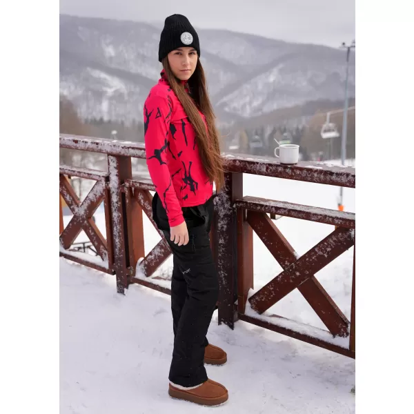  Frauenfunktionaler Thermo -Sweatshirt Premium ALTISPORT VOJ/ALW052TER03 ROT 