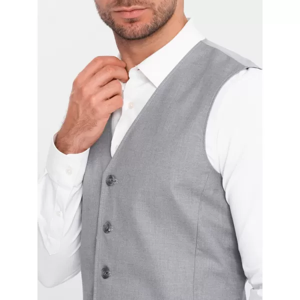  Weste OMBRE OM-BLZV-0112 GRAU 
