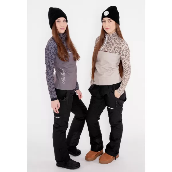  Frauenfunktionaler Thermo -Sweatshirt Premium ALTISPORT VOJ/ALW053TER03 BRAUN 