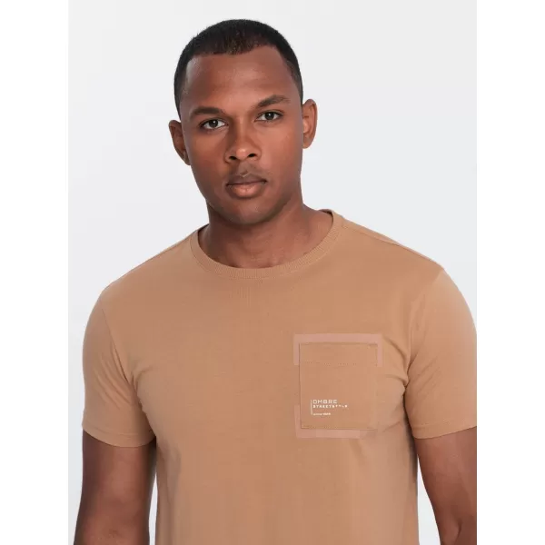  Hemd OMBRE OM-TSPT-0154 HELLBRAUN 