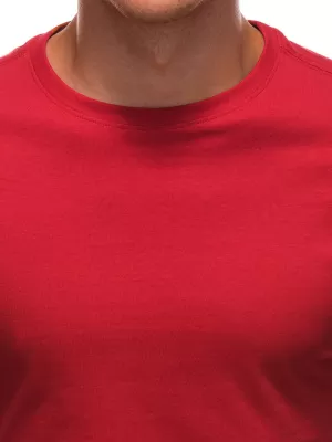 Herren t -Shirt mit einem langen Ärmel EDOTI EM-LSBL-0103 ROT