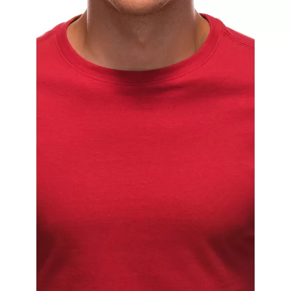  Herren t -Shirt mit einem langen Ärmel EDOTI EM-LSBL-0103 ROT 