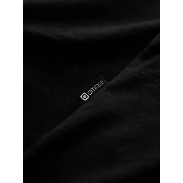  Hemd OMBRE OM-LSBL-0106 SCHWARZ 