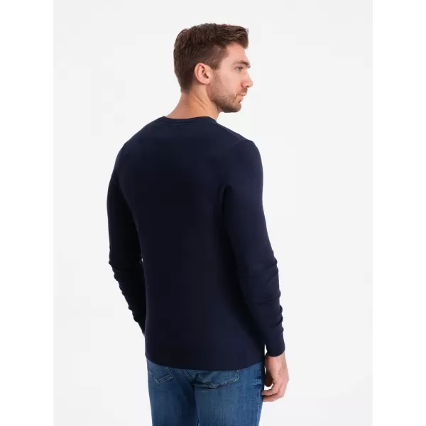  Herrenpullover OMBRE OM-SWBS-0107 MARINEBLAU 