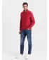 Herrenpullover OMBRE OM-SWZS-0105 ROT