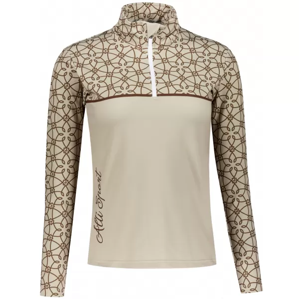  Frauenfunktionaler Thermo -Sweatshirt Premium ALTISPORT VOJ/ALW053TER03 BRAUN 