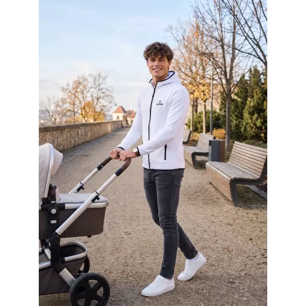  Herren funktionaler Sport -Sweatshirt ALTISPORT ALM006417 WEIß 