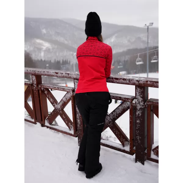  Frauenfunktionaler Thermo -Sweatshirt Premium ALTISPORT VOJ/ALW053TER03 ROT 