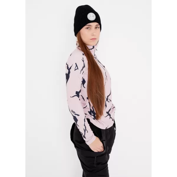  Frauenfunktionaler Thermo -Sweatshirt Premium ALTISPORT VOJ/ALW052TER03 BRAUN 
