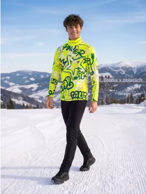 Funktionelle Thermo -Sweatshirt -Premium von Männern ALTISPORT VOJ/ALM054TER03 FLUO