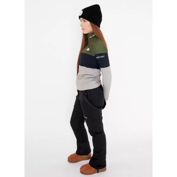  Frauenfunktionaler Thermo -Sweatshirt Premium ALTISPORT VOJ/ALW051TER03 KHAKI 