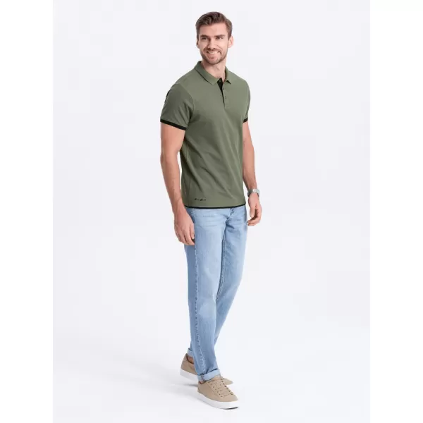  Hemd OMBRE OM-POSS-0113 OLIVE 