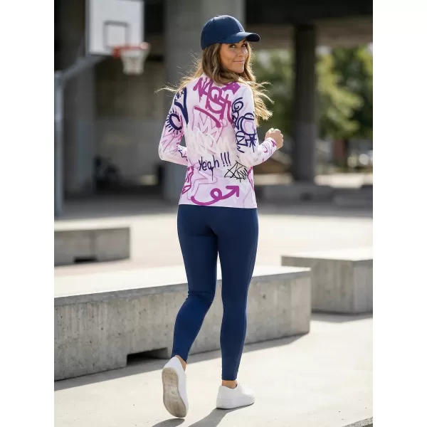 Frauenfunktionaler Thermo -Sweatshirt Premium ALTISPORT VOJ/ALW054TER03 LILA 