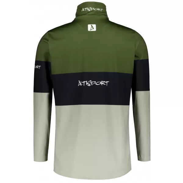  Funktionelle Thermo -Sweatshirt -Premium von Männern ALTISPORT VOJ/ALM051TER03 KHAKI 