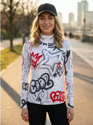 Frauenfunktionaler Thermo -Sweatshirt Premium ALTISPORT VOJ/ALW054TER03 GRAU -RED