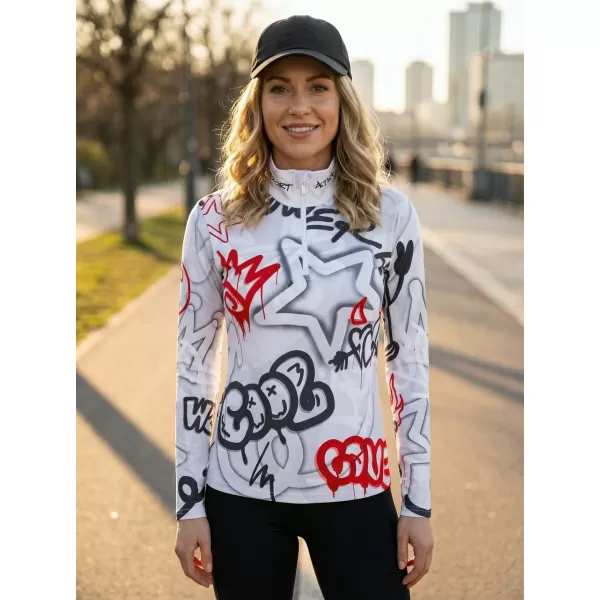  Frauenfunktionaler Thermo -Sweatshirt Premium ALTISPORT VOJ/ALW054TER03 GRAU -RED 